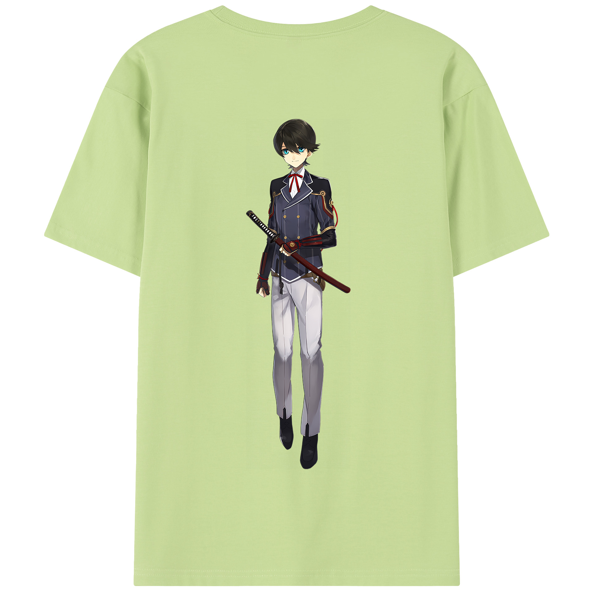 （画像用） 刀剣乱舞 Touken Ranbu 綿100％半袖Tシャツ（背面プリント）